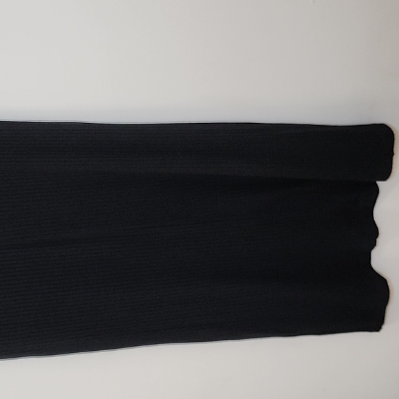 Reformation black Slit  ribbed knit midi dress  Strechy Small - Picture 11 of 16